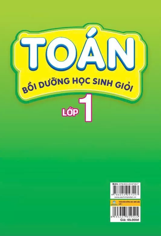 TOÁN BỒI DƯỠNG HỌC SINH GIỎI LỚP 1 (Biên soạn theo chương trình GDPT mới - Dùng chung cho các bộ SGK hiện hành)